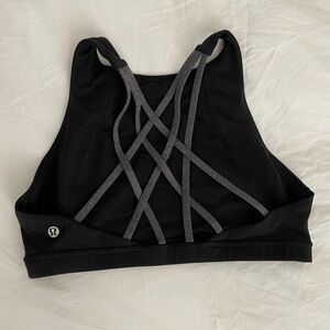 Lululemon Black Criss Cross Back Sports Bra